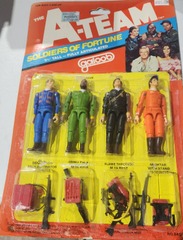 The A-team Soldiers of Fortune Action Figures 3 3/4 Inches Tall Galoob 1983
